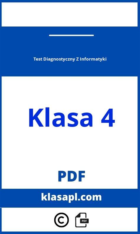 test z informatyki klasa 4 paint|Informatyka.edu.pl – materiały dla uczniów.